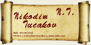 Nikodim Tucakov vizit kartica